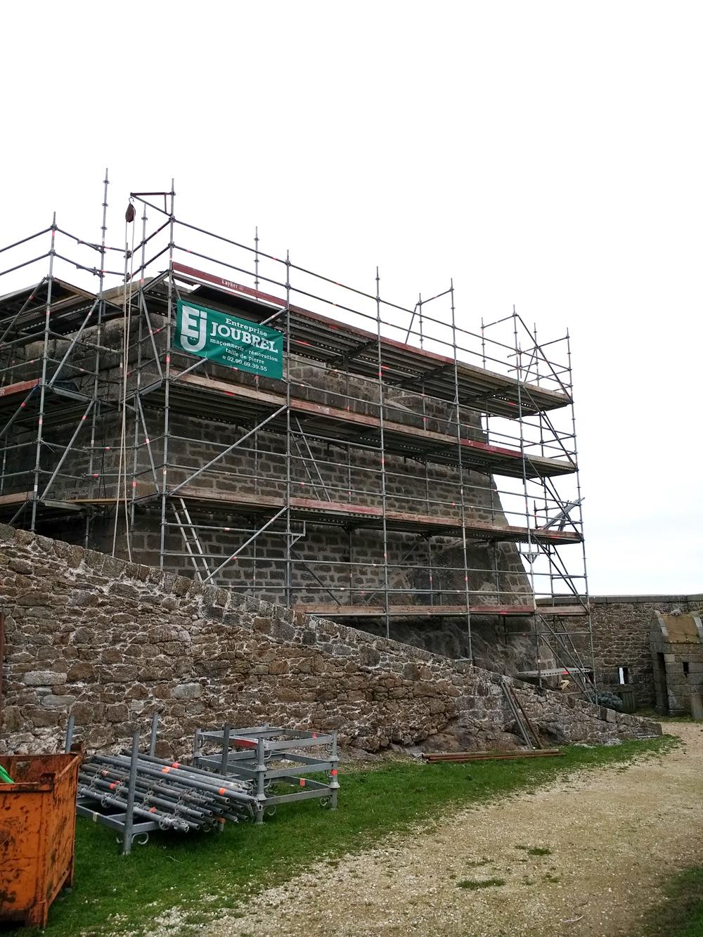 Rénovation du Fort National à Saint Malo